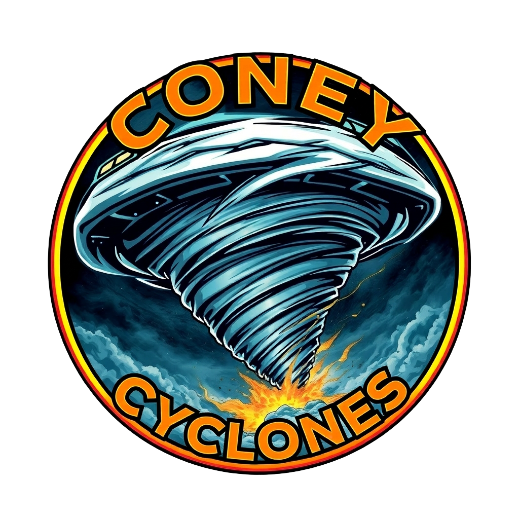 Coney Cyclones shield logo