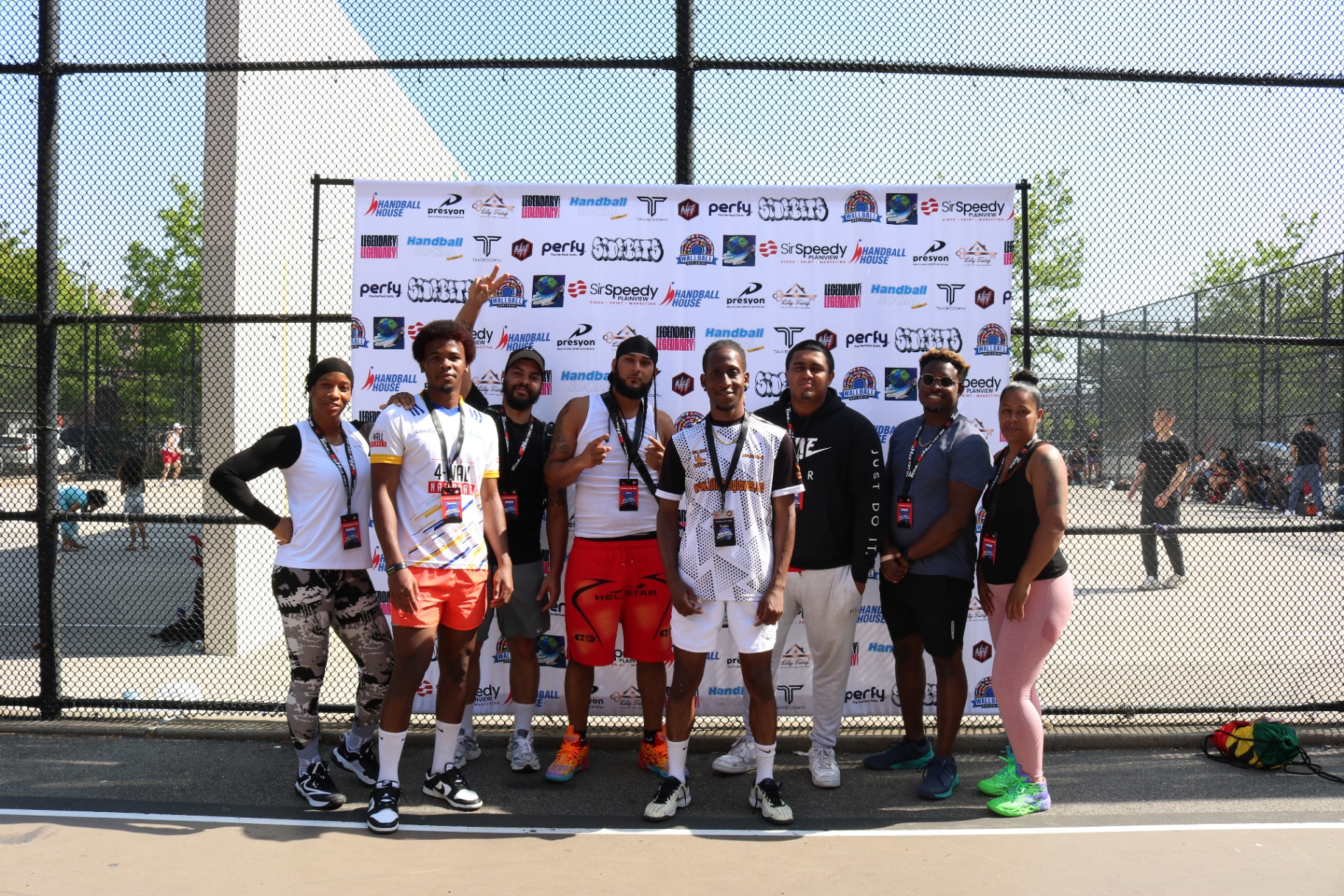 Coney Cyclones squad on the courts